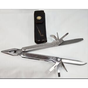 Vintage 09/1997 Leatherman Multi Tool With Original Leather Sheath MADE IN USA